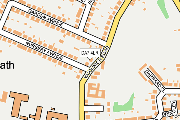 DA7 4LR map - OS OpenMap – Local (Ordnance Survey)