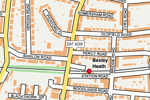 Map of SPICE OF INDIA BEXLEY LTD at local scale