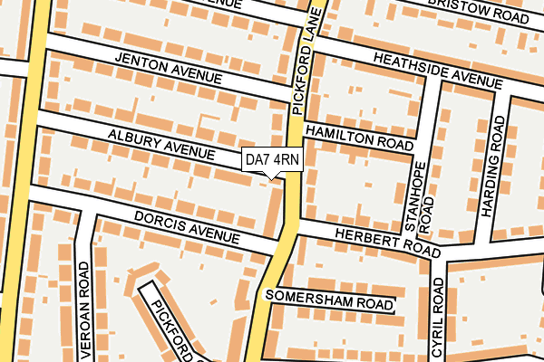 DA7 4RN map - OS OpenMap – Local (Ordnance Survey)