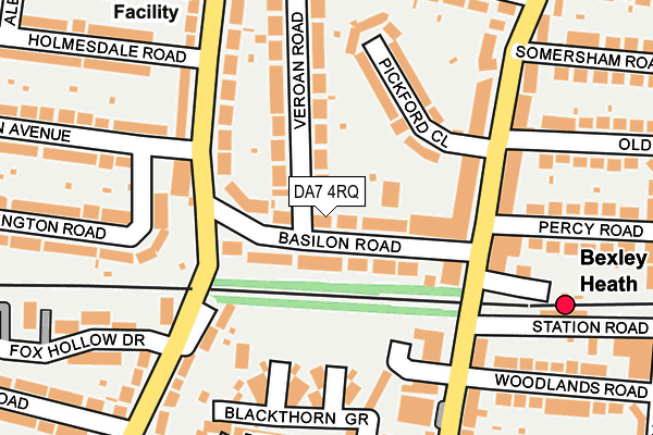 DA7 4RQ map - OS OpenMap – Local (Ordnance Survey)