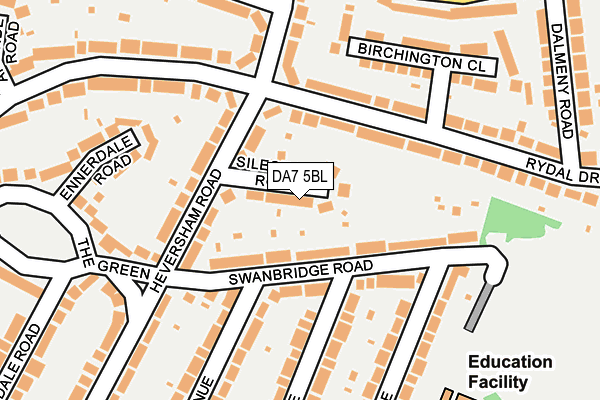 DA7 5BL map - OS OpenMap – Local (Ordnance Survey)