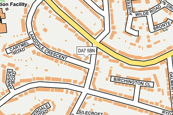 DA7 5BN map - OS OpenMap – Local (Ordnance Survey)