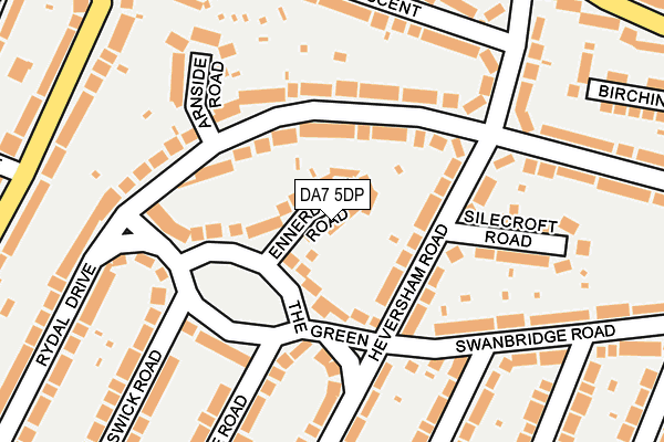 DA7 5DP map - OS OpenMap – Local (Ordnance Survey)