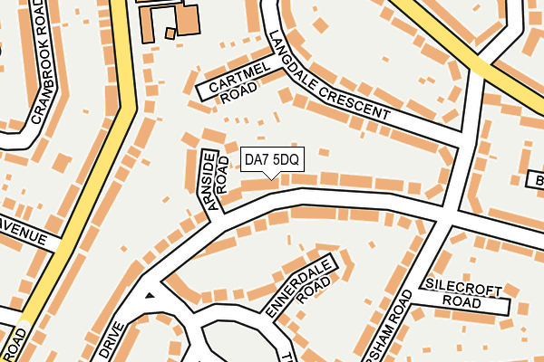 DA7 5DQ map - OS OpenMap – Local (Ordnance Survey)