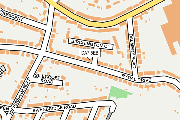 DA7 5EB map - OS OpenMap – Local (Ordnance Survey)