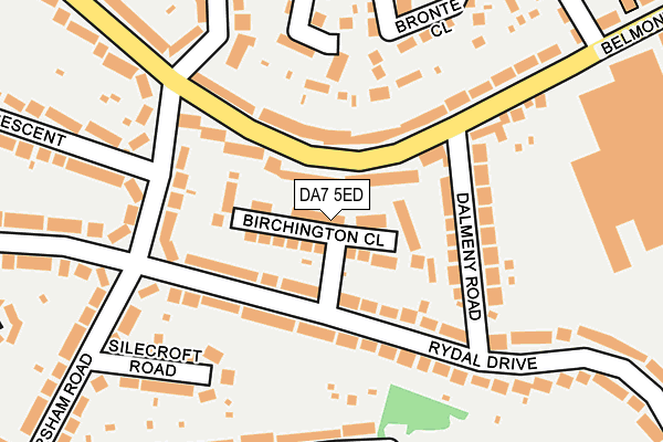 DA7 5ED map - OS OpenMap – Local (Ordnance Survey)