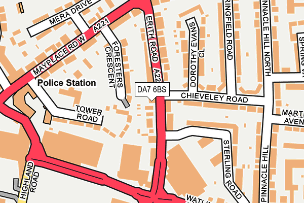 Map of AVADOOTHA ENTERPRISE LTD at local scale