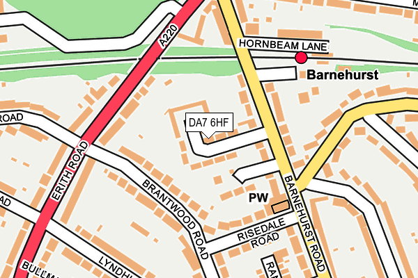 DA7 6HF map - OS OpenMap – Local (Ordnance Survey)