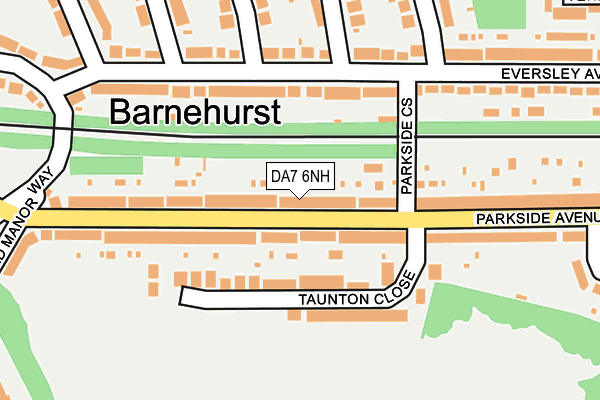 DA7 6NH map - OS OpenMap – Local (Ordnance Survey)