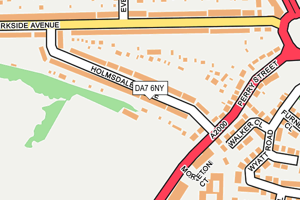 DA7 6NY map - OS OpenMap – Local (Ordnance Survey)