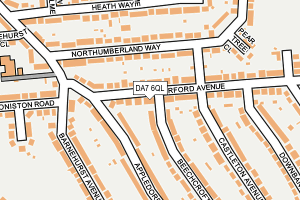 DA7 6QL map - OS OpenMap – Local (Ordnance Survey)