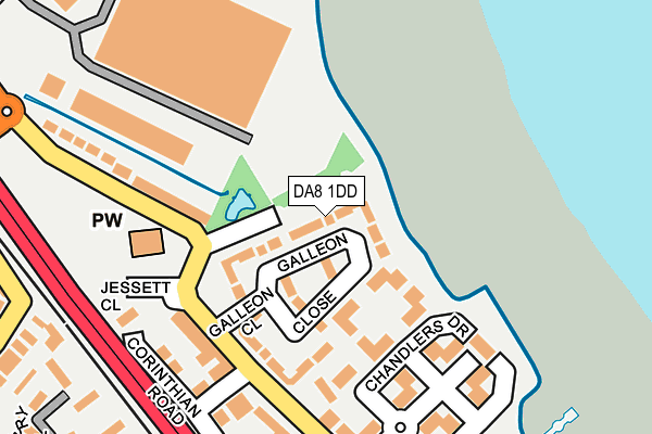 Map of ANTHONY KINGS ESTATES LIMITED at local scale