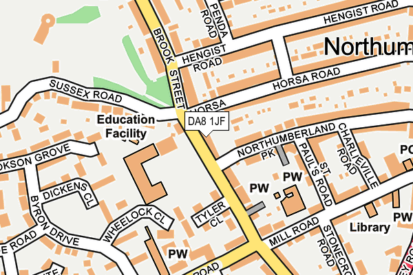 Map of JAYES AND COMPANY (TRADING) LTD at local scale