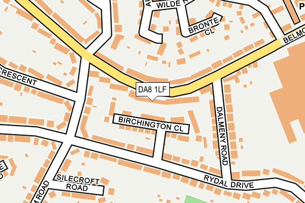 DA8 1LF map - OS OpenMap – Local (Ordnance Survey)
