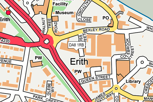 Map of STARBURGER (ERITH) LTD at local scale