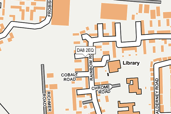 DA8 2EQ map - OS OpenMap – Local (Ordnance Survey)