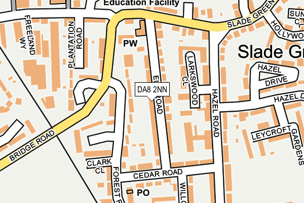 DA8 2NN map - OS OpenMap – Local (Ordnance Survey)
