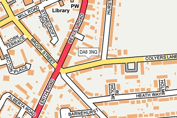 DA8 3NQ map - OS OpenMap – Local (Ordnance Survey)