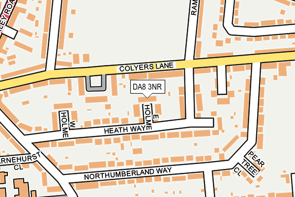 DA8 3NR map - OS OpenMap – Local (Ordnance Survey)