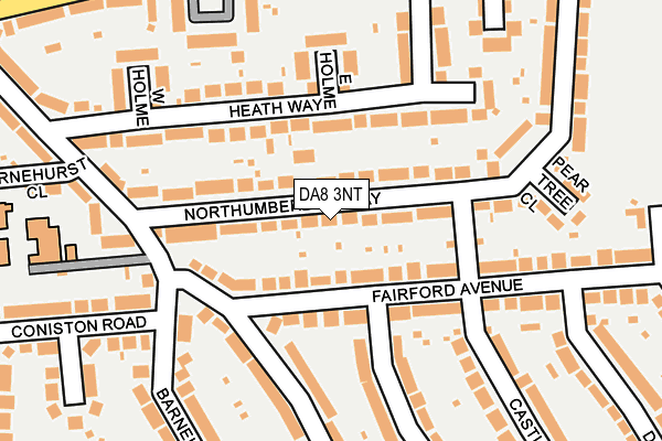 DA8 3NT map - OS OpenMap – Local (Ordnance Survey)
