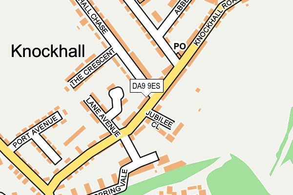 DA9 9ES map - OS OpenMap – Local (Ordnance Survey)