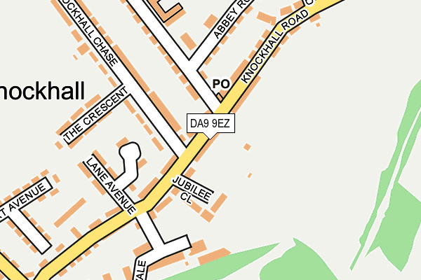 DA9 9EZ map - OS OpenMap – Local (Ordnance Survey)