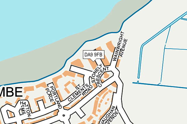 DA9 9FB map - OS OpenMap – Local (Ordnance Survey)