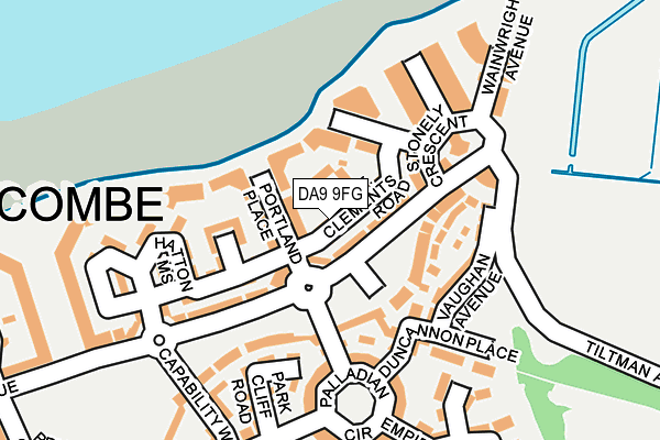 DA9 9FG map - OS OpenMap – Local (Ordnance Survey)