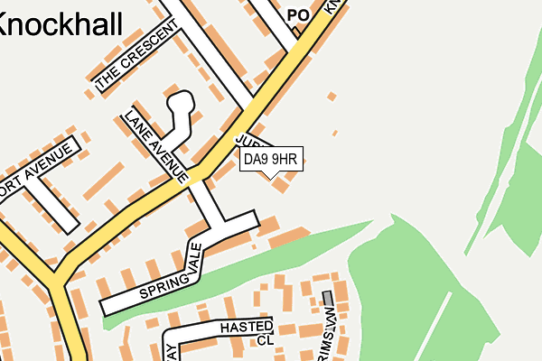 DA9 9HR map - OS OpenMap – Local (Ordnance Survey)