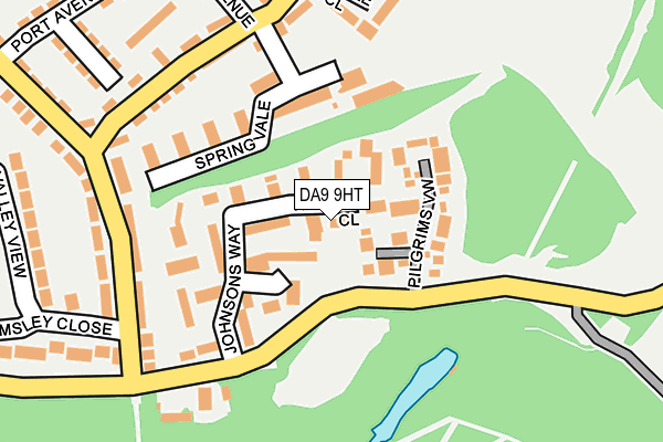 DA9 9HT map - OS OpenMap – Local (Ordnance Survey)