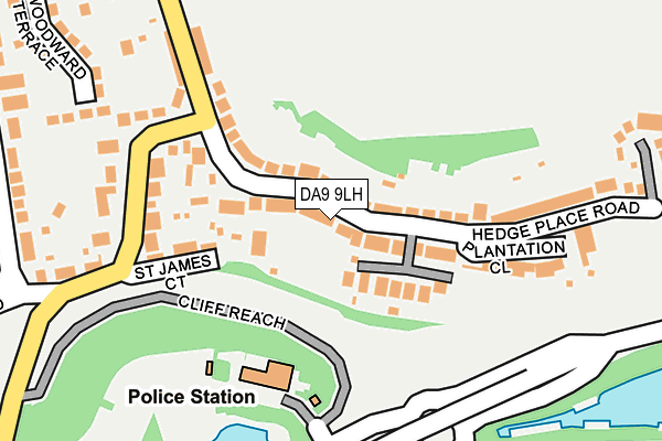 DA9 9LH map - OS OpenMap – Local (Ordnance Survey)