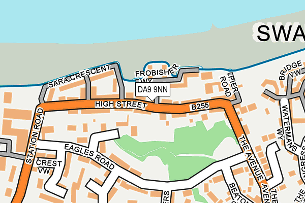 DA9 9NN map - OS OpenMap – Local (Ordnance Survey)