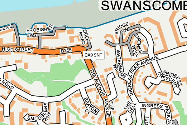 DA9 9NT map - OS OpenMap – Local (Ordnance Survey)