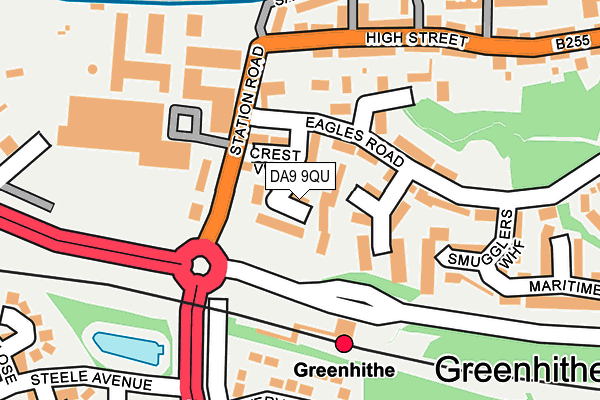 DA9 9QU map - OS OpenMap – Local (Ordnance Survey)