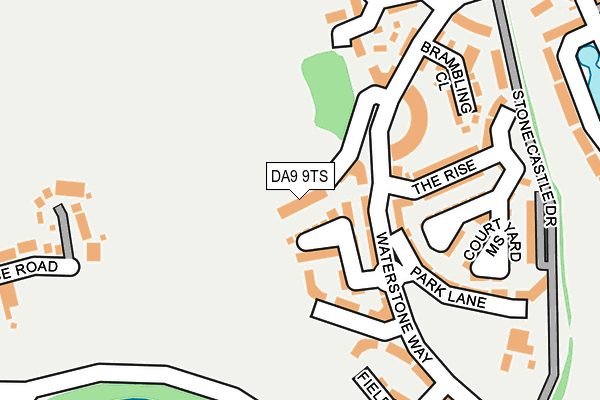 DA9 9TS map - OS OpenMap – Local (Ordnance Survey)