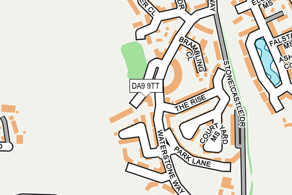 DA9 9TT map - OS OpenMap – Local (Ordnance Survey)
