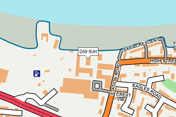 DA9 9UH map - OS OpenMap – Local (Ordnance Survey)