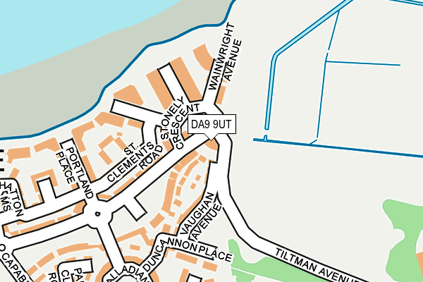 DA9 9UT map - OS OpenMap – Local (Ordnance Survey)