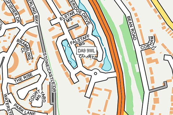 DA9 9WL map - OS OpenMap – Local (Ordnance Survey)