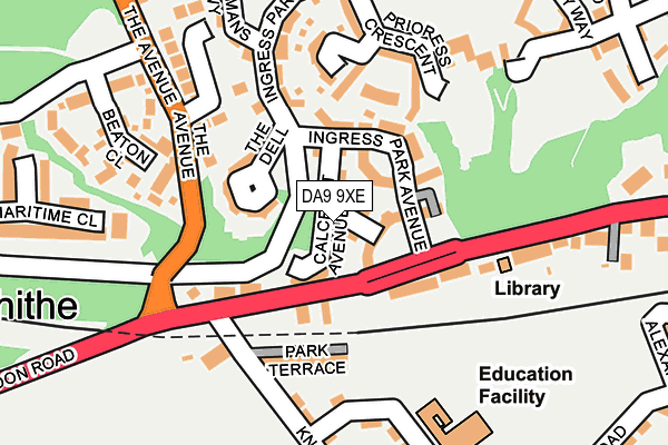 Map of SEAWELD SERVICES  UK LTD at local scale