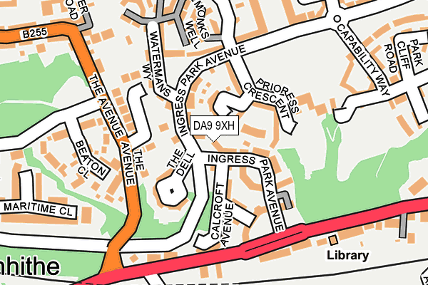 DA9 9XH map - OS OpenMap – Local (Ordnance Survey)