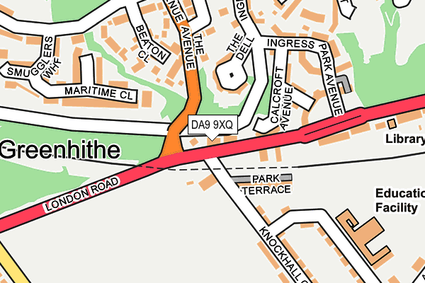 DA9 9XQ map - OS OpenMap – Local (Ordnance Survey)