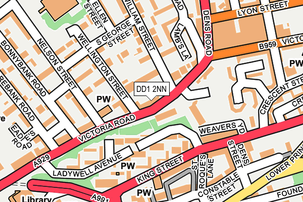 DD1 2NN map - OS OpenMap – Local (Ordnance Survey)