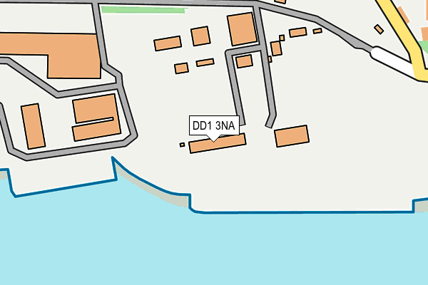 DD1 3NA map - OS OpenMap – Local (Ordnance Survey)