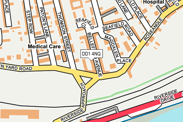 DD1 4NQ map - OS OpenMap – Local (Ordnance Survey)