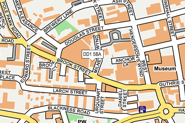 DD1 5BA map - OS OpenMap – Local (Ordnance Survey)