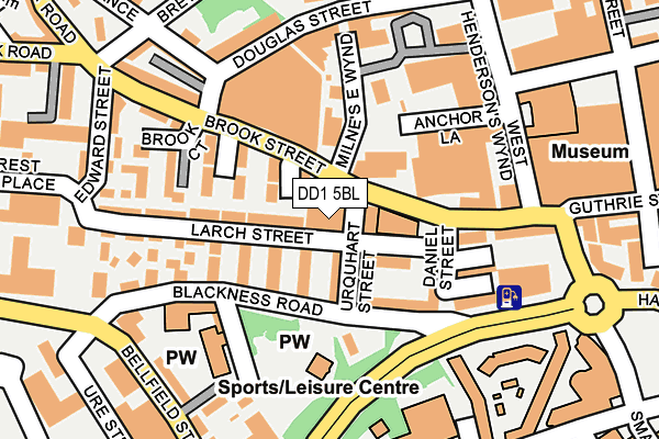 DD1 5BL map - OS OpenMap – Local (Ordnance Survey)