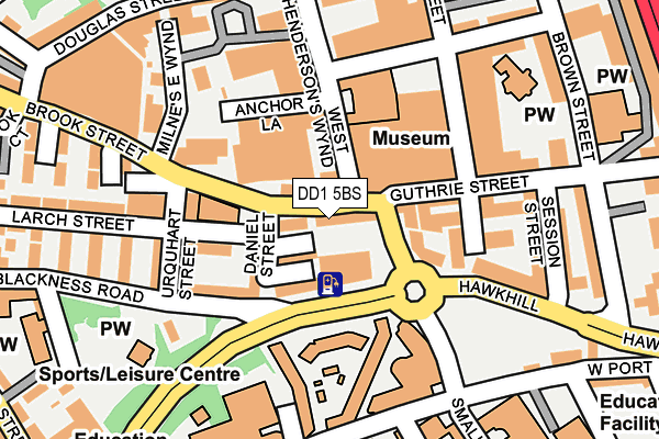 DD1 5BS map - OS OpenMap – Local (Ordnance Survey)