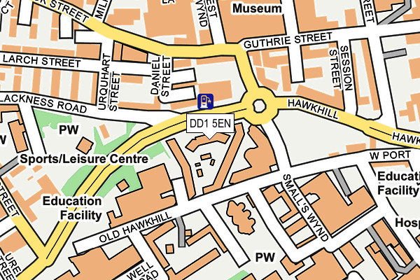 DD1 5EN map - OS OpenMap – Local (Ordnance Survey)