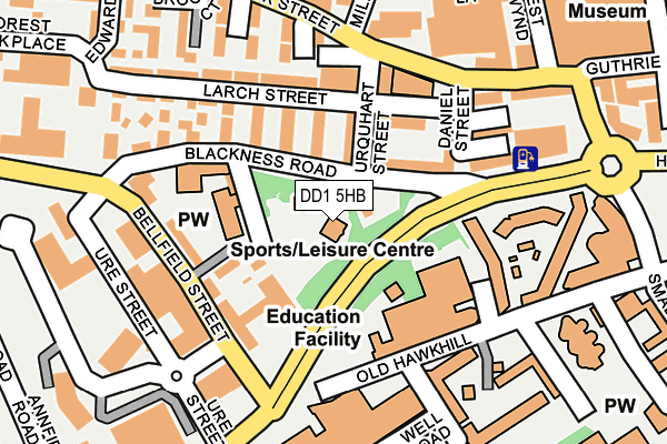 DD1 5HB map - OS OpenMap – Local (Ordnance Survey)